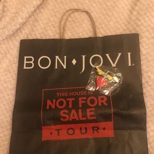 Bon Jovi Keychain and Paper Bag Tote